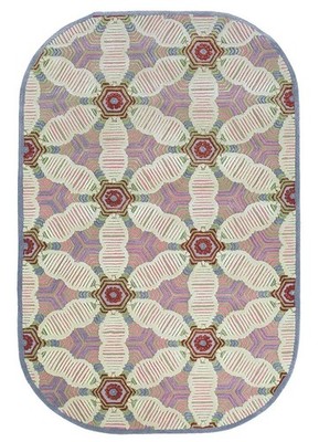 Wolle und Viskose Chicorée/Chicorée Handgetuftet Teppich Vorleger Handgeferti...