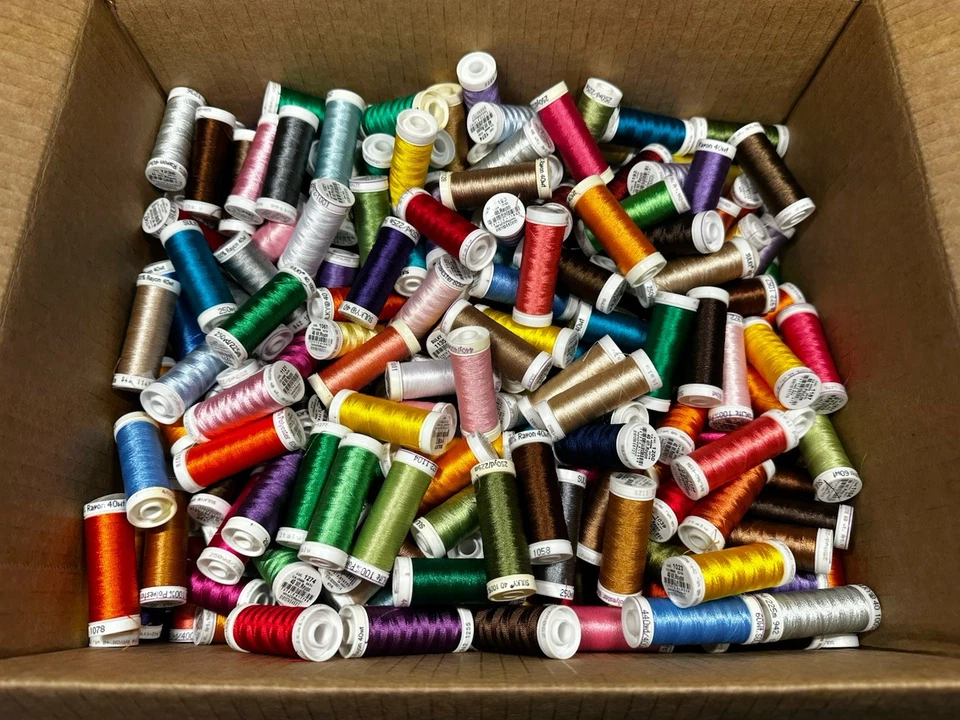 325+ Spool Lot Of Sulky Embroidery Thread 40wt And 60wt - Image 2 of 2