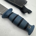 Vintage Condor Jungle Bowie Blue High Carbon Steel Fixed Blade Knife W Sheath — photo 4