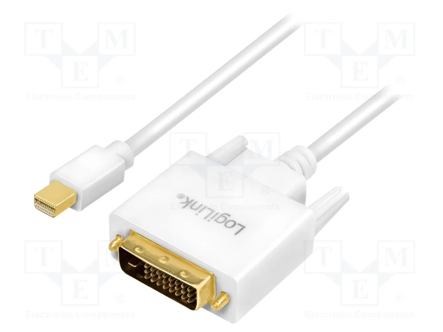 Logilink Bianco Mini Displayport — Dvi (1.80 M), Cavo Video, - Immagine 2