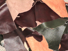 Job Lot 300g Real Leather Scrap Remnants Genuine Upholstery Offcuts Crafts