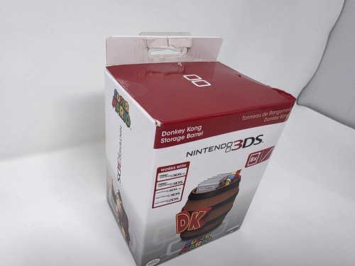 Donkey Kong Storage Barrel DK Super Mario (Nintendo 3Ds Ds) New & Sealed - Picture 2 of 8