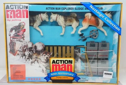 Palitoy AM030 Action Man Explorer Sledge & Dog Team, 40th Anniversary Collection