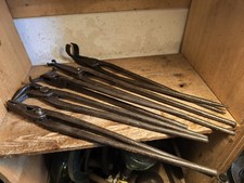 5 alte Schmiedezangen Schmied Zange Amboss