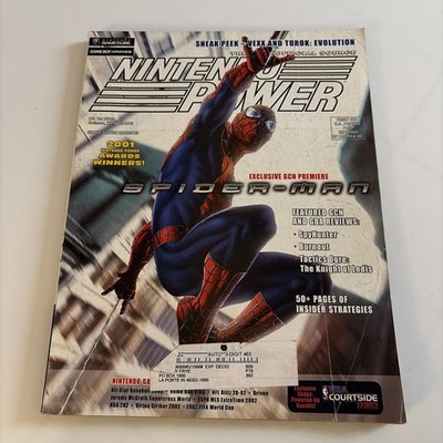 Nintendo Power Vol 156 (2002) Spider-Man Cover Complete w/ Rayman & DBZ Posters