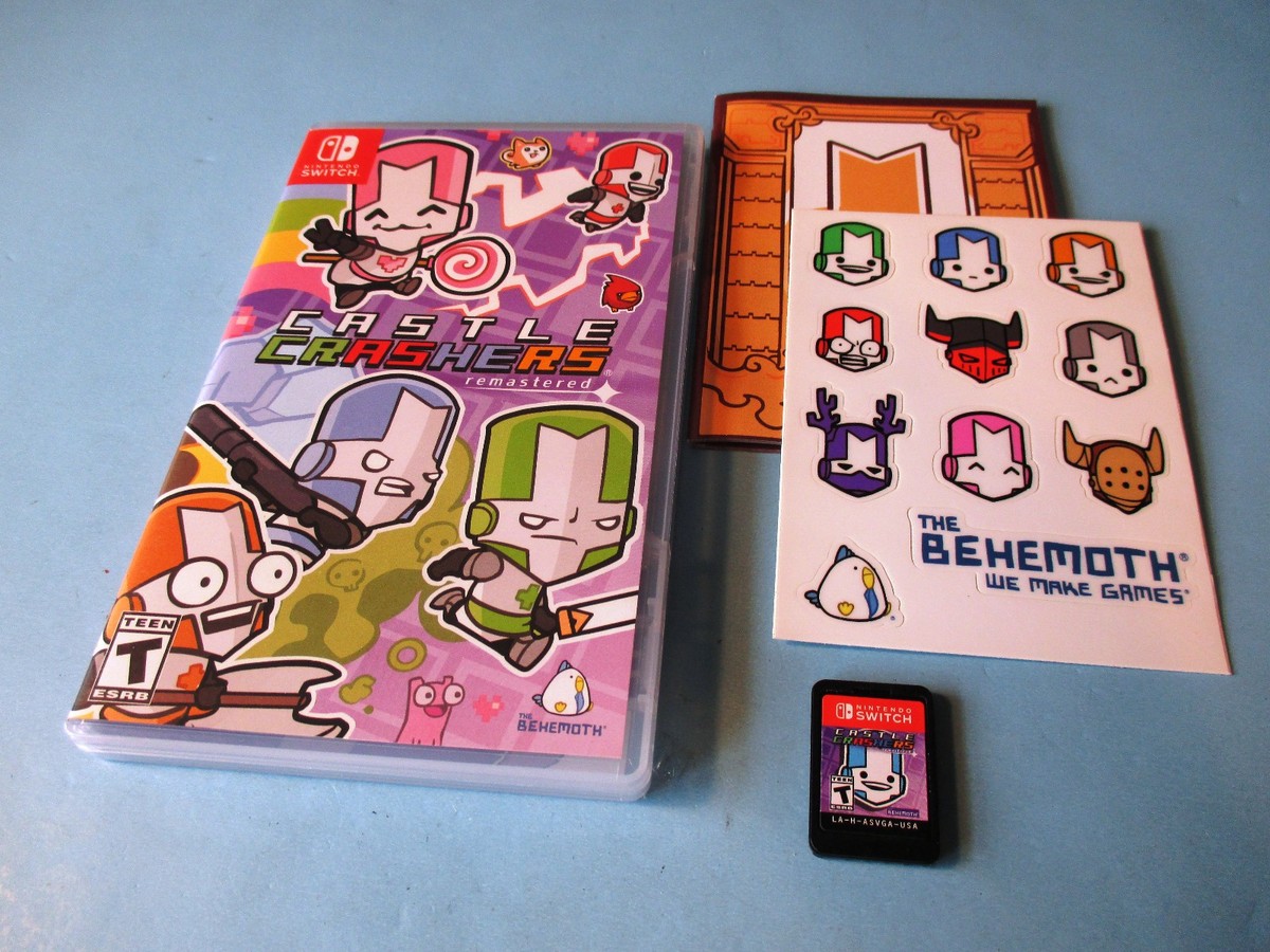 Castle Crashers Remastered Nintendo Switch Game w/Case