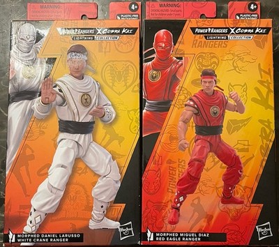  POWER RANGERS COBRA KAI DANIEL LARUSSO + MIGUEL DIAZ ACTION FIGURES KARATE KID