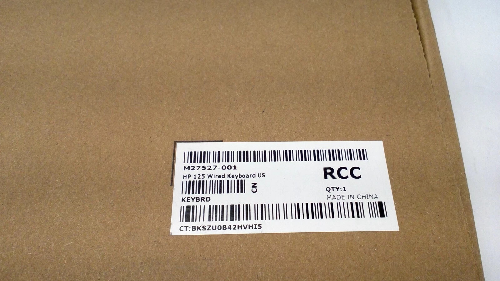 HP 125 - Wired USB Keyboard - NEW