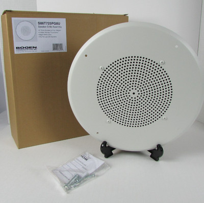 Bogen S86T725PG8U Speaker With Bright White Grille Assembly Lot of 3