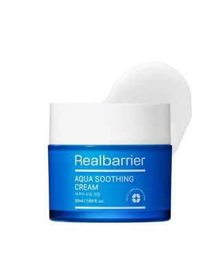 Real Barrier Aqua Soothing Cream 1.7 Fl.Oz. 50ml Hyaluronic Acid Fa... Fast Ship