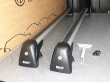 Genuine Roof Bars BMW 3 SERIES TOURING E91  RACK 2005-12 WITH RAISED ROOF RAILS