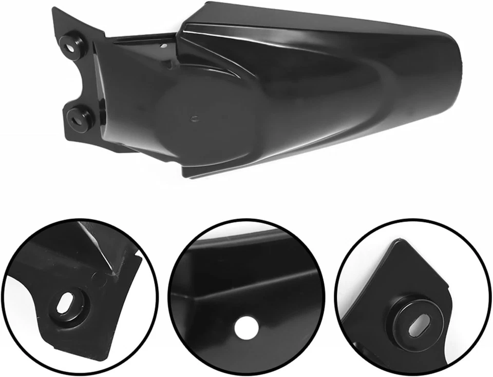 Kit de carenado negro guardabarros plástico Kawasaki KLX 110 KLX110 KX65 Suzuki DRZ110 Foto 4 de 4