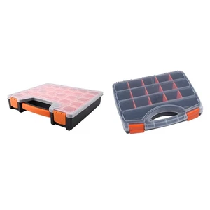 2PCS Portable Parts Box  Storage Box Metal Parts Hardware  Vehicle6256