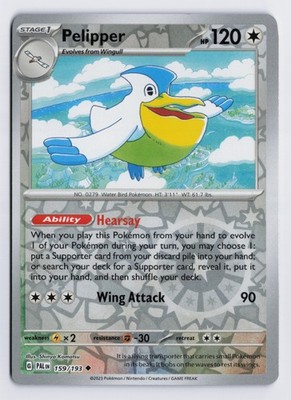 Pelipper - PAL #159/193 SV02: Paldea Evolved Reverse Holo LP