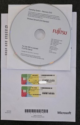 Microsoft Windows Server 2016 Standard - 64-Bit - Fujitsu u.a. Deutsch, Englisch