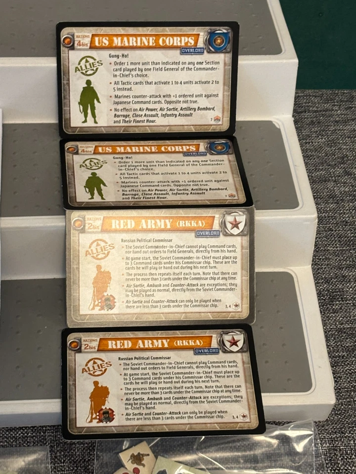 Memoir 44 Operation Overlord Expansion Rules Tokens Command Cards Etc 2008 - Image 3 of 4