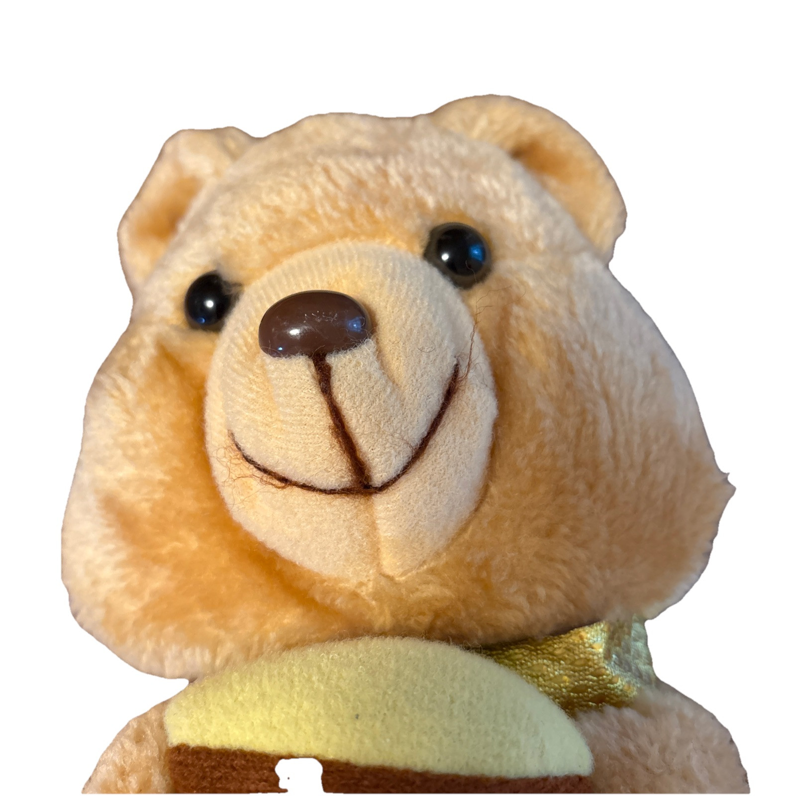1987 Vintage Brooklyn Honey Bear Plush Stuffed Animal Toy 11 Inch