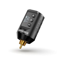 Wireless Tattoo Battery Pack, Rechargeable Cordless Tattoo Power Supply Black