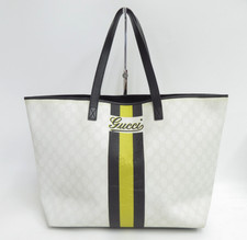 Autentica borsa a mano Gucci GG supreme in pelle PVC I#54080