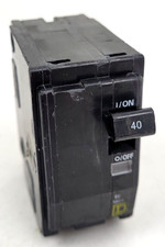 LOT OF 2 QO240 SQUARE D 40 Amp Circuit Breaker - Next Day Option