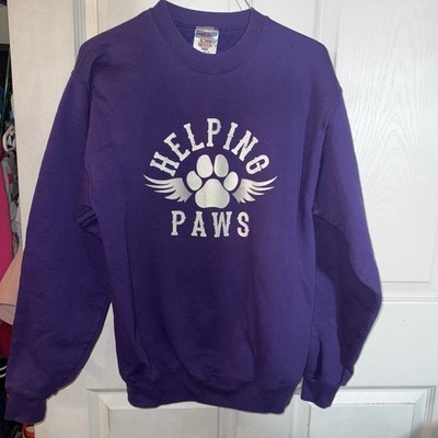 Helping Paws Crewneck Sweater Women s Small
