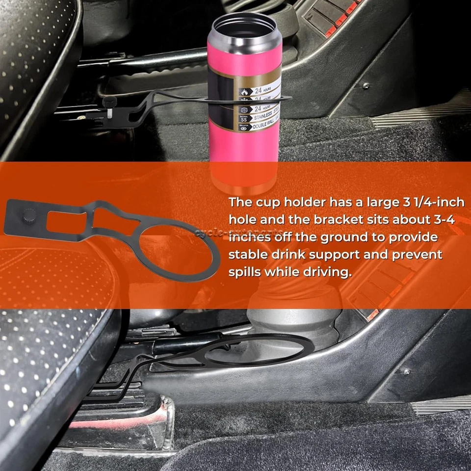 For Porsche 911 996 Cup Holder Cupholder Bottle Drink Bezel Mount Kit 1997-2005 Foto 3 de 4