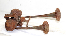 Antique / Vintage Dual Air Horns for Car / Truck / Train / Military