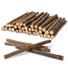 100 PCS Wood Sticks 6 Inch Crafts 0.30.5 Inch Dia Twigs Natural Mini Log DIY