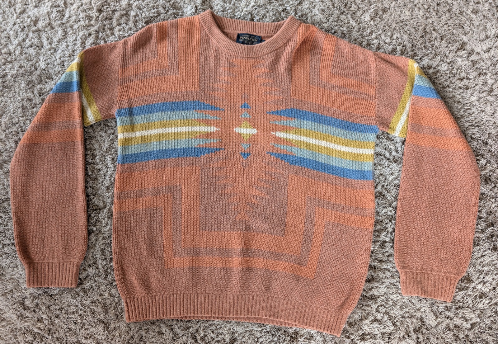 Pendleton Women's Geometric Knit Pullover Sweater… - image 1