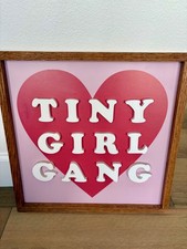 Opal Olive x Jean June Wood Tiny Girl Gang Wall Sign Nursery Girls Decor