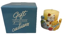 Ceramic Kittens Pillar Candle Holder 3 Kitty ...