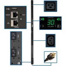 Tripp Lite by Eaton PDU 5.5kW Single-Phase Monitored PDU LX Interface 208/230V O