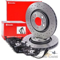 Brembo Xtra Bremsscheiben Ø280 +BelÄGe Vorne FÜR Audi A3 Seat Skoda VW Golf 4