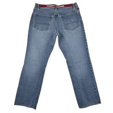 Vintage Tommy Jeans Mens 36x34 CW1-19F Logo Waistband Y2K 2000s Denim