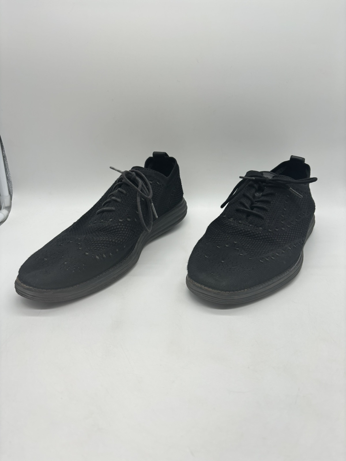 SAOLA Sneaker Cole Haan da uomo originali Grand Knit Wingtip II C28443 Nero US 11 M