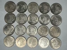 Lot of 20 Morgan Silver Dollar Coins Dated 1921 All AU BU Grades Full Roll!