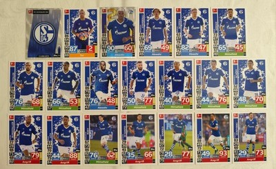 Match Attax Bundesliga 18/19 FC Schalke 04 Team Set 20 Karten 2018/2019