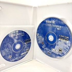 Dreamcast Resident Evil, CODE: Veronica (Sega) Replacement Case/Artwork