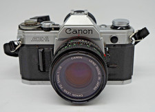 Canon AE-1 Program 35mm Manual SLR Film Camera with 50mm 1:1.8 Lens