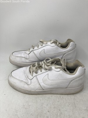 Nike Mens Ebernon Low AQ1775-100 White Low Top Lace-Up Sneaker Shoes Size 10.5