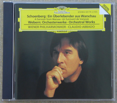 SCHOENBERG: EIN ÜBERLEBENDER AUS WARSCHAU + WEBERN: ORCHESTERWERKE - ABBADO