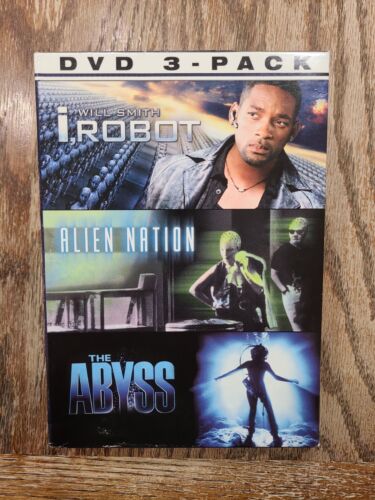 Us or Them 3-Pack (DVD, 3-Disc Set) Alien Nation, The Abyss, i Robot - Afbeelding 1 van 11