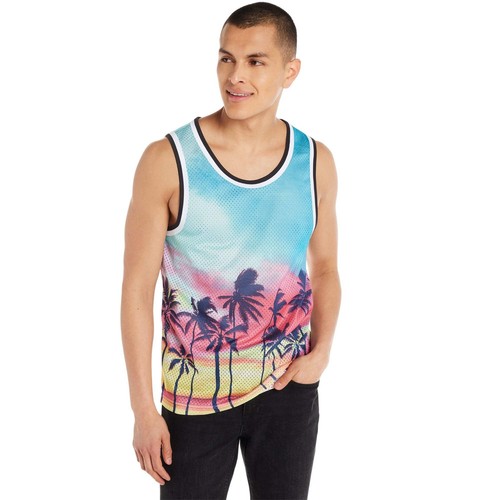 Camiseta sin mangas de malla perforada No Boundaries para hombre, tallas XS-XXL - Imagen 17 de 28