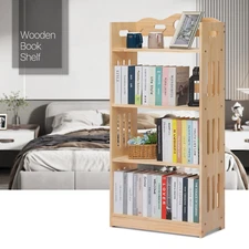 24"Wooden [BEDROOM BOOKCASE] Open-Shelf Book Toys Utility iStorage Organizer Kid