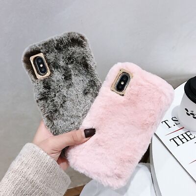 Fluffy Plush Soft Cover Case for Xiaomi 15 14 13 12 11 11T 14T 12T Poco X7 M6 M5