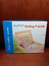 Aug Toy Sliding Puzzle Four Color Game Childrens Toy 3+
