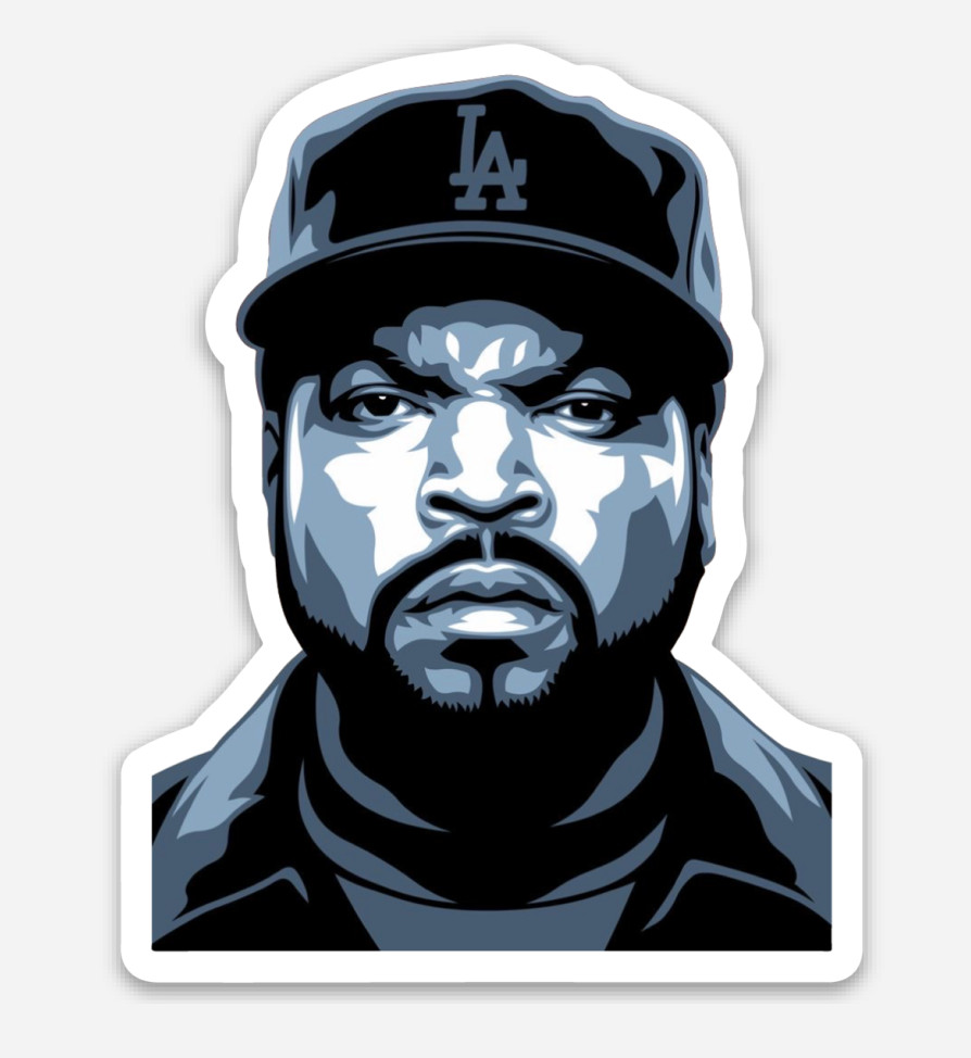 Ice Cube Rapper Vector