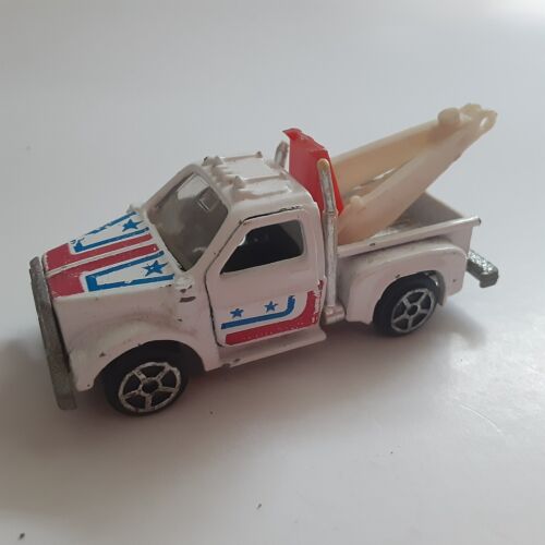 1981 Zima Tow Truck Stepside White Hong Kong Opening Doors Vintage Please Read