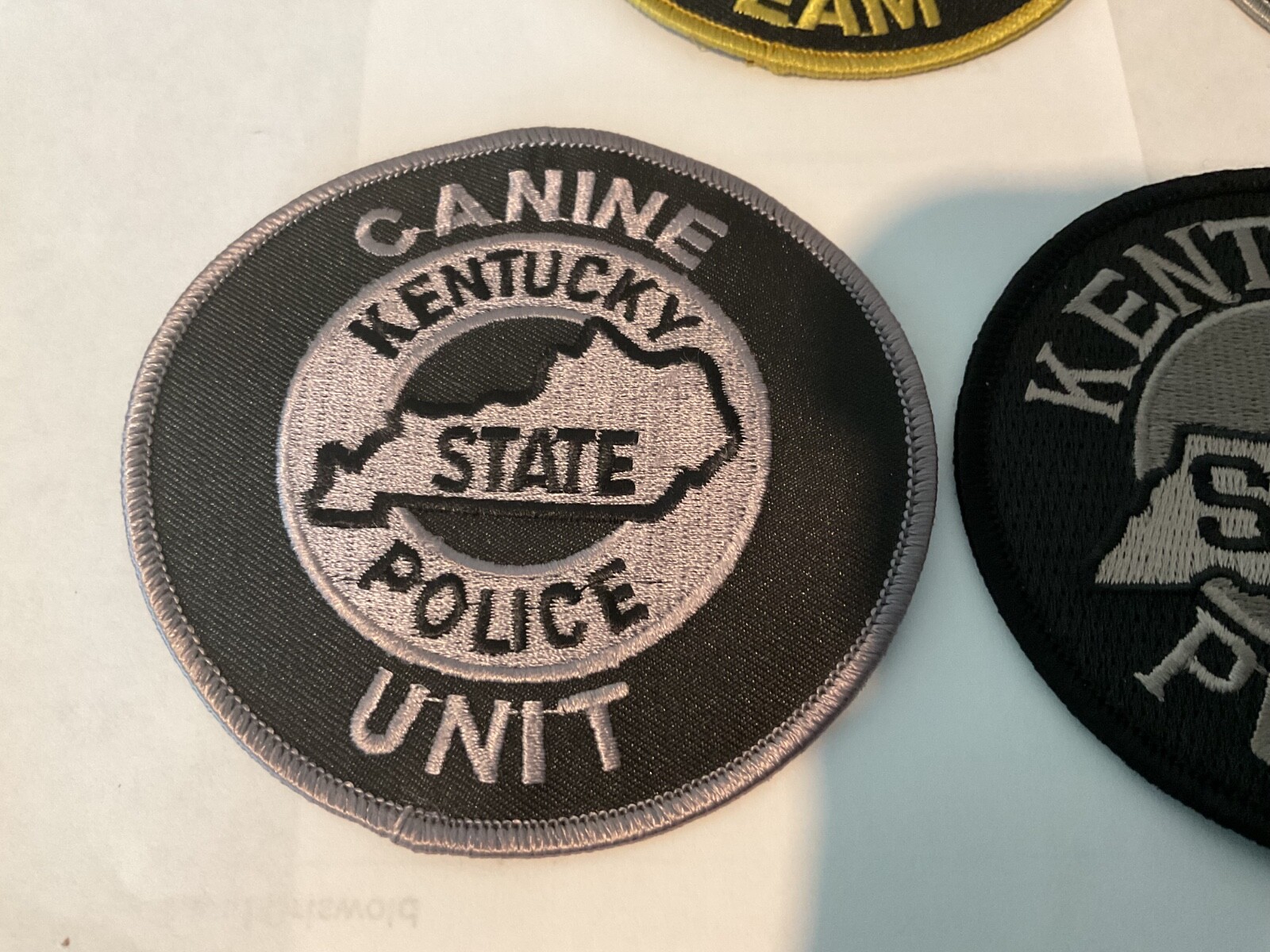 Kentucky State Police and Special Units collectable patch set full size