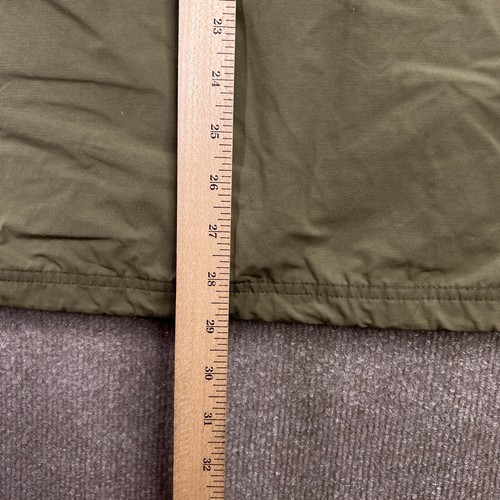 Nike Jacket Mens L Green Snap Closure Hood Utility Pocket Flannel Lined - Picture 11 of 12